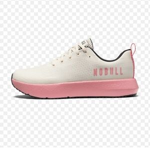 NOBULL Women's Cream and Pink Athletic Sneakers